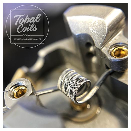 Mini Single 0´40ohm Tobal Coils - Resistencias Artesanales Tobal Coils