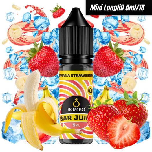MiniLongfill Banana Strawberry Ice 5ml/15 - Bombo Bar Juice