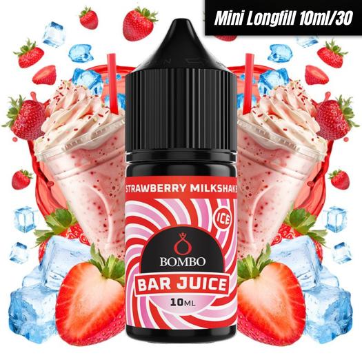 MiniLongfill Strawberry Milkshake Ice 10ml/30 - Bombo Bar Juice