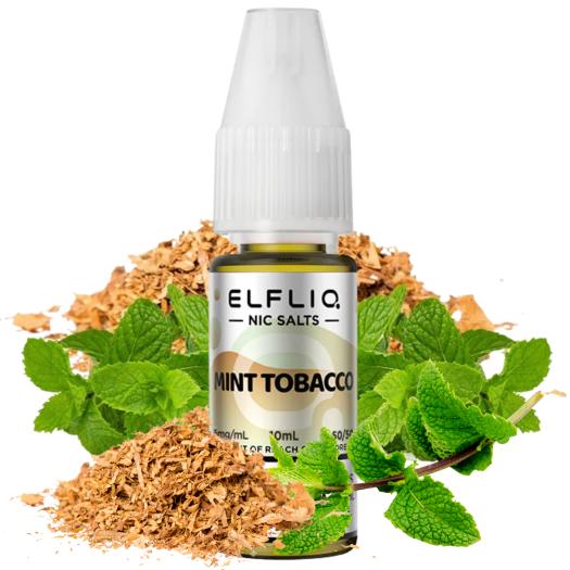 Mint Tobacco Nic Salt 10ml - Elfliq by Elf Bar