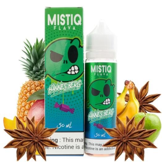 Mistiq Flava Hannesberg 50ml + Nicokits Gratis Mistiq Flava Hannesberg 50ml + Nicokits Gratis