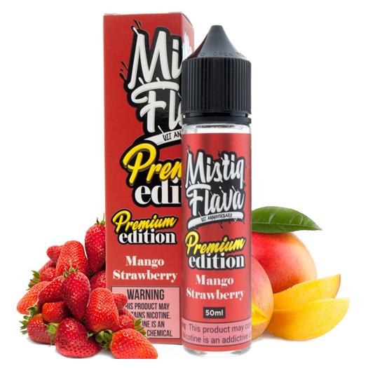Mistiq Flava Mango Strawberry 50ml + Nicokits Gratis Mistiq Flava Mango Strawberry 50ml + Nicokits Gratis