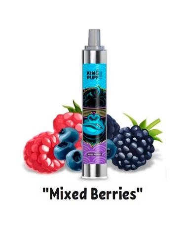 MIXED BERRIES 4000 PUFFS - SEM NICOTINA - KING PUFF