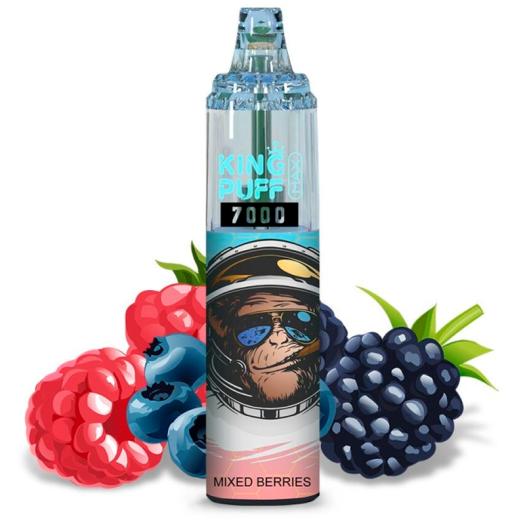 Mixed Berry 7000 puffs - KING PUFF v2 - SEM NICOTINA