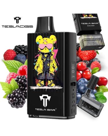 Mixed Berry MT 10000 Puff Tesla Bar by Teslacigs