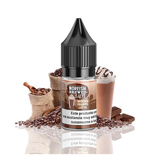 Mocha Frappe Latte - Moreish Brewed 10 ml – 10mg y 20mg – Líquido con SALES DE NICOTINA Mocha Frappe Latte - Moreish Brewed 10 ml – 10mg y 20mg – Líquido con SALES DE NICOTINA