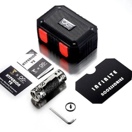 Mod Meca Hyperion V2 | Silver Brass Black | Thunder Cloud x Infinite Modz