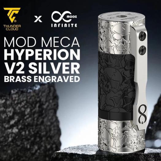 Mod Meca Hyperion V2 | Silver Brass Engraved | Thunder Cloud x Infinite Modz