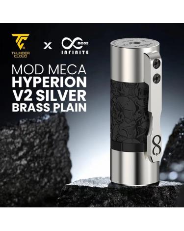 Mod Meca Hyperion V2 | Silver Brass Plain | Thunder Cloud x Infinite Modz