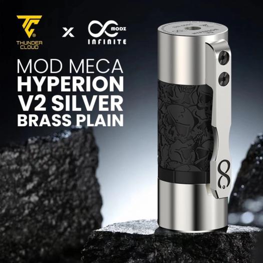 Mod Meca Hyperion V2 | Silver Brass Plain | Thunder Cloud x Infinite Modz