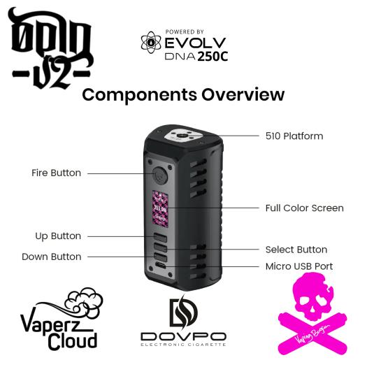 Mod Odin V2 DNA250C | Dovpo x Vaping Bogan |