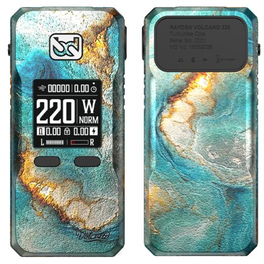 Mod Rayden 220 Volcano Turquoise Opal Rare Edition BD Vape