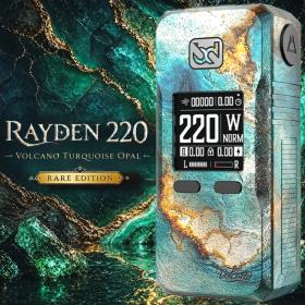 Mod Rayden 220 Volcano Turquoise Opal Rare Edition BD Vape