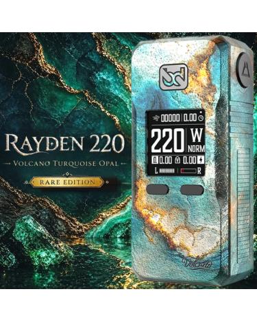 Mod Rayden 220 Volcano Turquoise Opal Rare Edition BD Vape