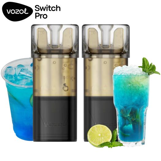 Blue Mojito | Pack 2 uds | Cartuchos Pré-Carregado 20mg Vozol Switch Pro
