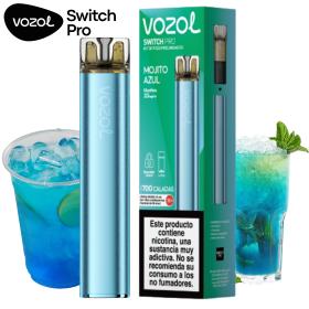 Blue Mojito | Vozol Switch Pro Starter Kit | Sais de Nicotina 20mg