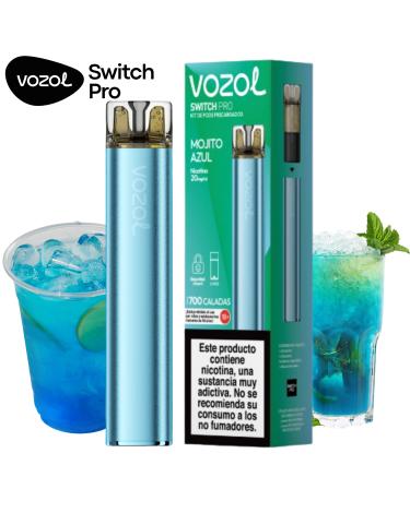 Blue Mojito | Vozol Switch Pro Starter Kit | Sais de Nicotina 20mg