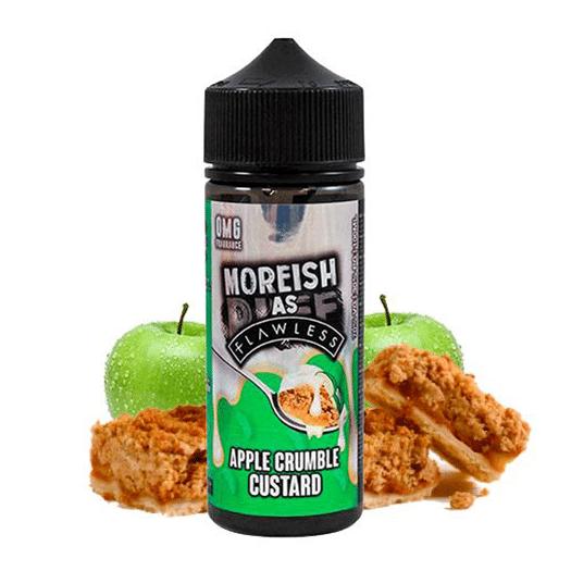 Moreish As Flawless Custards APPLE CRUMBLE 100ml + Nicokits Gratis