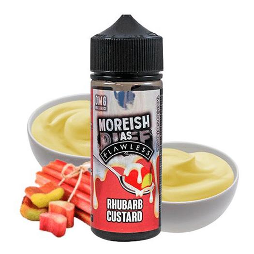 Moreish As Flawless Custards RHUBARB & CUSTARD 100ml + Nicokits Gratis
