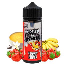 Moreish As Flawless Custards MORANGO E BANANA 100ml + Nicokits grátis