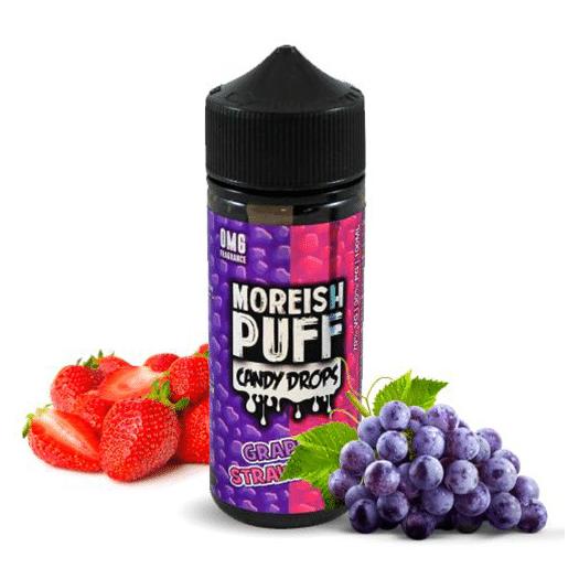 Moreish Puff CANDY DROPS GRAPE STRAWBERRY 100ml - Liquidos Moreish Puff