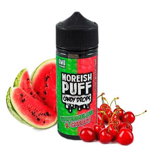 Moreish Puff CANDY DROPS WATERMELON & CHERRY 100ml - Liquidos Moreish Puff