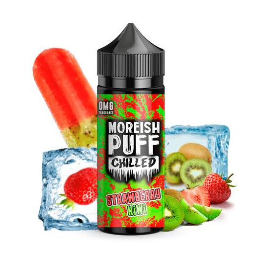 Moreish Puff Chilled Strawberry y Kiwi 100ml + 2 Nicokits Gratis - Liquidos Moreish Puff