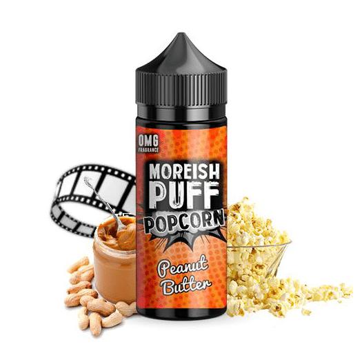 Moreish Puff PopCorn PEANUT BUTTER 100ml + Nicokits Gratis