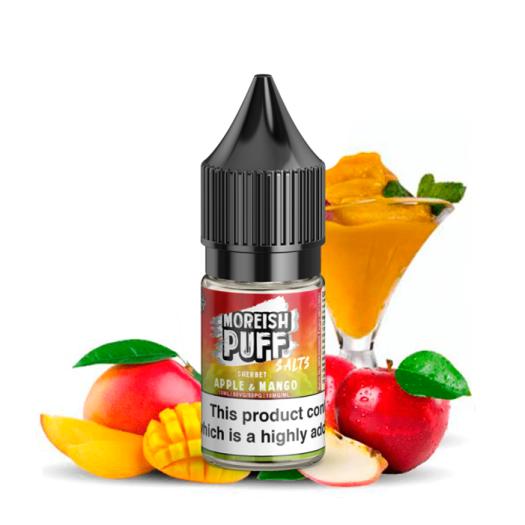 MOREISH PUFF SALT - Apple & Mango 10 ml - 10mg y 20mg - Líquido con SALES DE NICOTINA MOREISH PUFF SALT - Apple & Mango 10 ml - 10mg y 20mg - Líquido con SALES DE NICOTINA