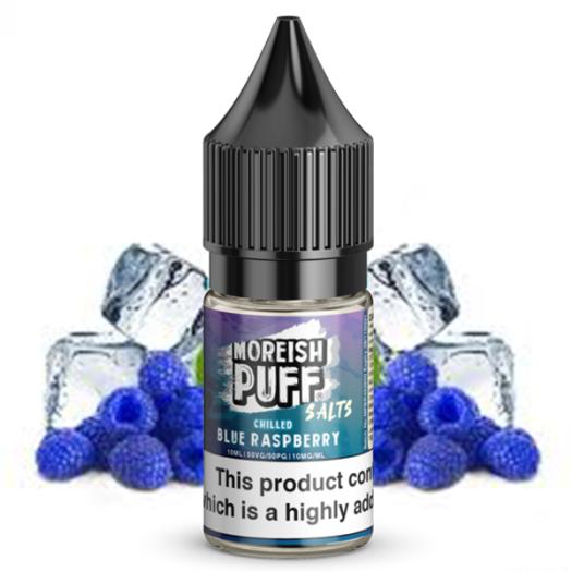 MOREISH PUFF SALT - Blue Raspberry Chilled 10 ml - 10mg y 20mg - Líquido con SALES DE NICOTINA MOREISH PUFF SALT - Blue Raspberry Chilled 10 ml - 10mg y 20mg - Líquido con SALES DE NICOTINA