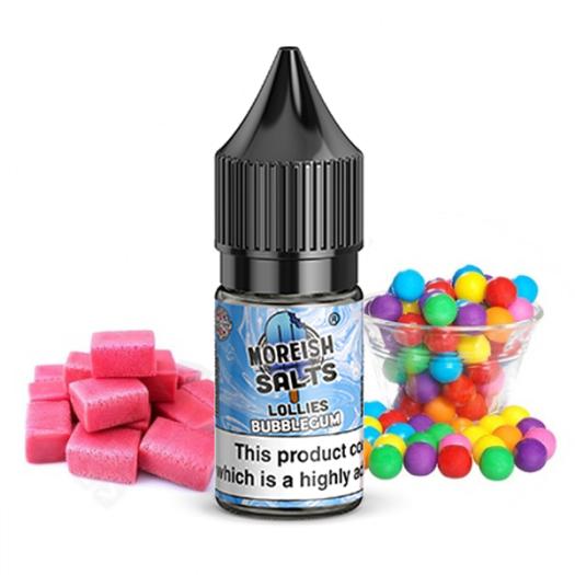 MOREISH PUFF SALT - Bubblegum Lollies 10 ml - 10mg y 20mg - Líquido con SALES DE NICOTINA MOREISH PUFF SALT - Bubblegum Lollies 10 ml - 10mg y 20mg - Líquido con SALES DE NICOTINA