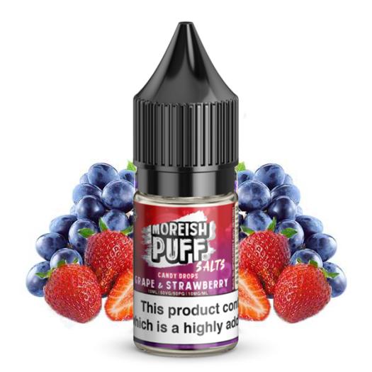 MOREISH PUFF SALT - Grape and Strawberry 10 ml - 10mg y 20mg - Líquido con SALES DE NICOTINA