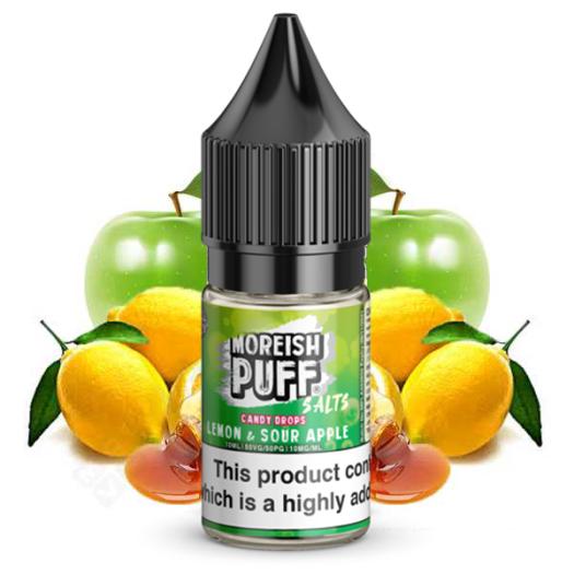 MOREISH PUFF SALT - Lemon And Sour Apple 10 ml - 10mg y 20mg - Líquido con SALES DE NICOTINA