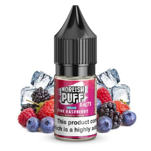 MOREISH PUFF SALT - Pink Raspberry Chilled 10 ml