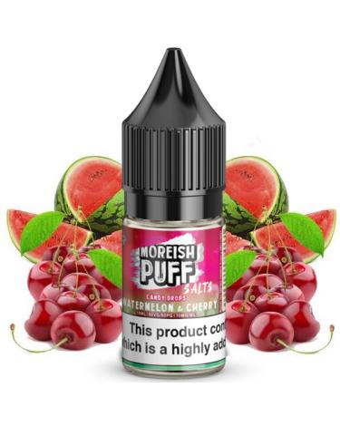 MOREISH PUFF SALT - Watermelon And Cherry 10 ml - 10mg y 20mg - Líquido con SALES DE NICOTINA