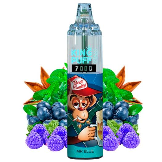 Mr Blue 7000 puffs - KING PUFF v2 - SEM NICOTINA Mr Blue 7000 puffs - KING PUFF v2 - SEM NICOTINA