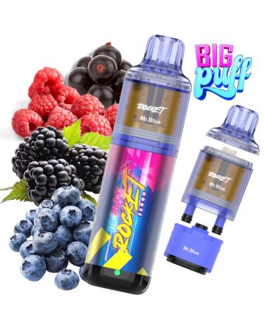 Mr Blue Rocket 32000 Puff | 2ml + 10ml + 10ml | Big Puff