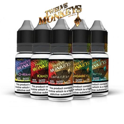 Amostra Liquido 12 Monkeys 10ml 0mg