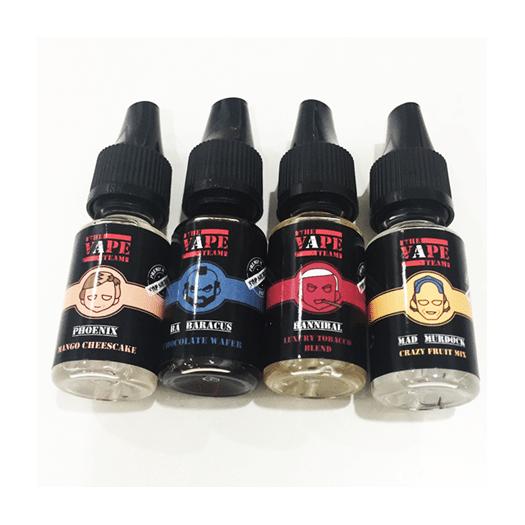 Amostra líquido The Vape Team 10ml 0mg