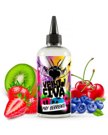 MUY BERRIENTE 200ml + 4 Nicokits Gratis - Yellow Fiva by Joe's Juice