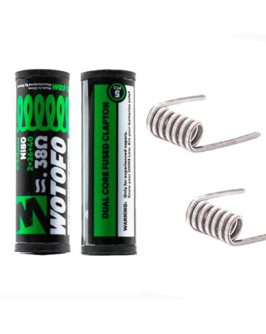 Ni80 Dual Core Fused Clapton 2*26+40G / 0.38Ω (5 uds) - Wotofo