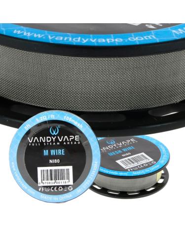 Ni80 Mesh wire 100mesh 5ft (1.2Ω/ft)- Vandy Vape