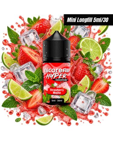 Nicorefill Hyper Strawberry Mojito Longfill 5/30ml