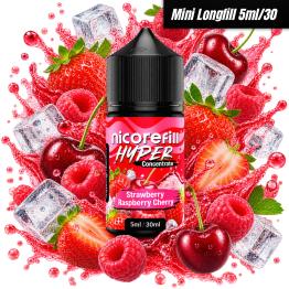 Nicorefill Hyper Strawberry Raspberry Cherry Longfill 5/30ml