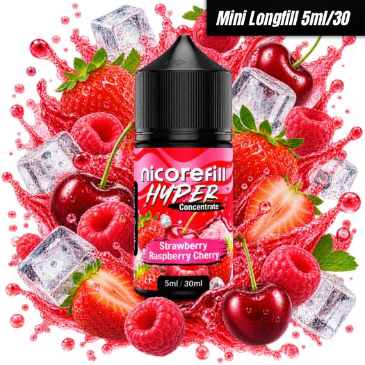 Nicorefill Hyper Strawberry Raspberry Cherry Longfill 5/30ml