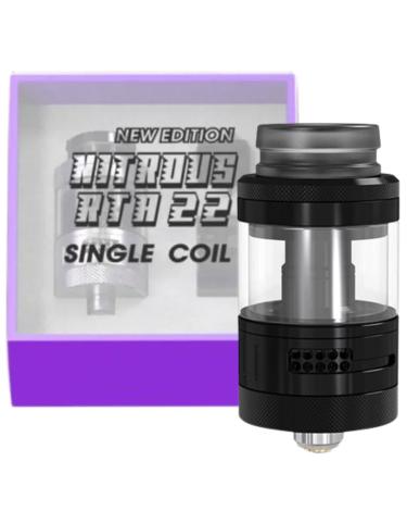 Nitrous RTA New Edition 2025 22mm Damn Vape | BLACK |