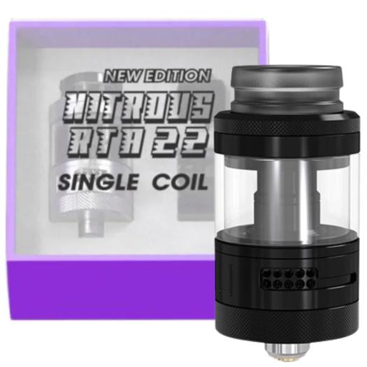 Nitrous RTA New Edition 2025 22mm Damn Vape | BLACK |