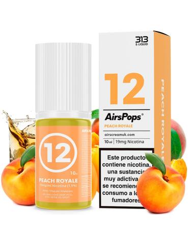No.12 Peach Royale 10ml - 313 Airscream Sais de Nicotina