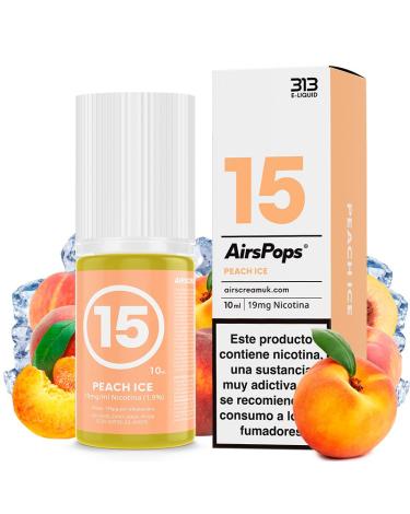 No.15 Peach Ice 10ml - 313 Airscream Sais de Nicotina