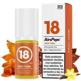 No.18 West Toba 10ml - 313 Airscream Sais de Nicotina